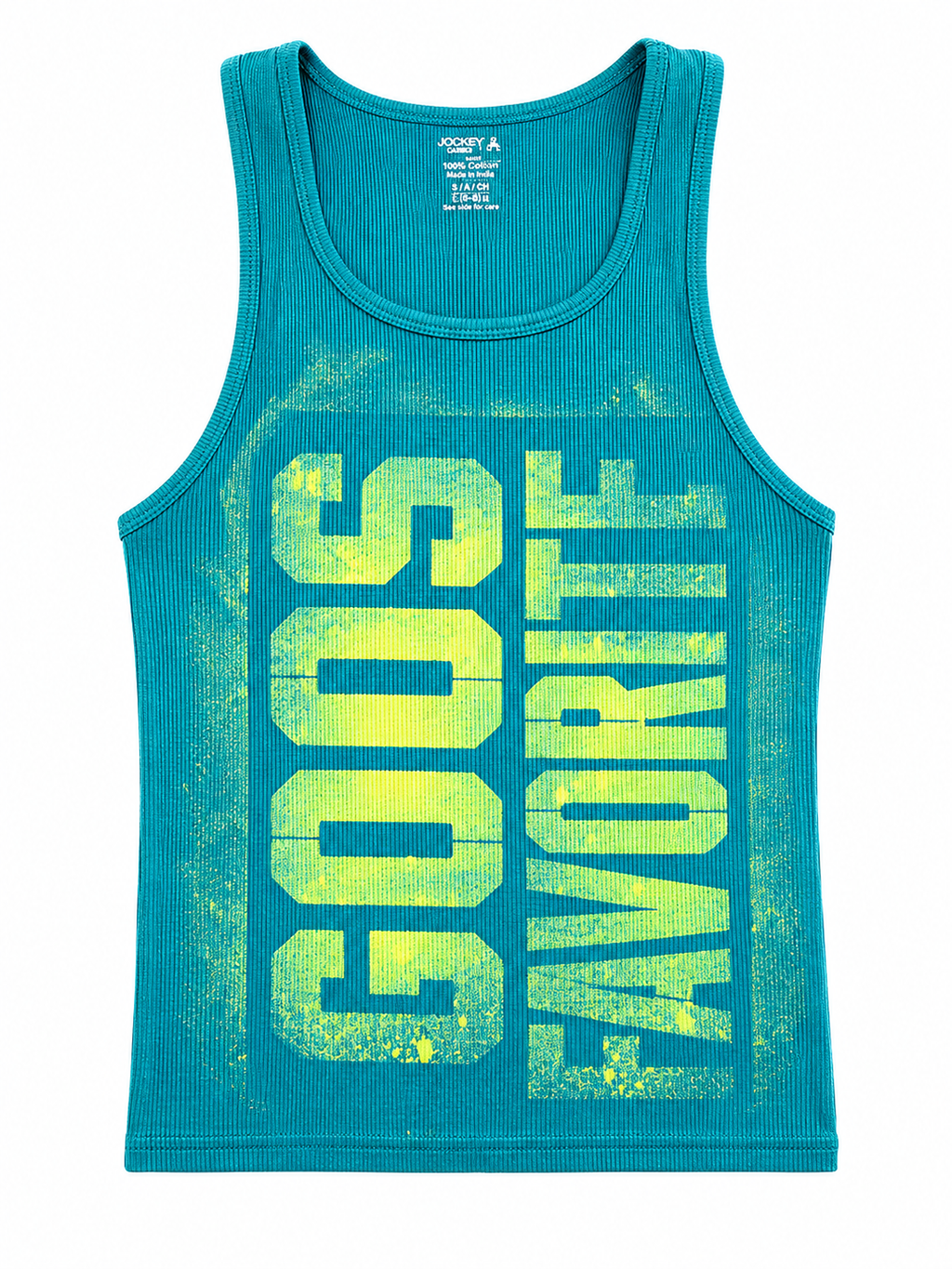 Green Bleached Gods Favorite Tank Top