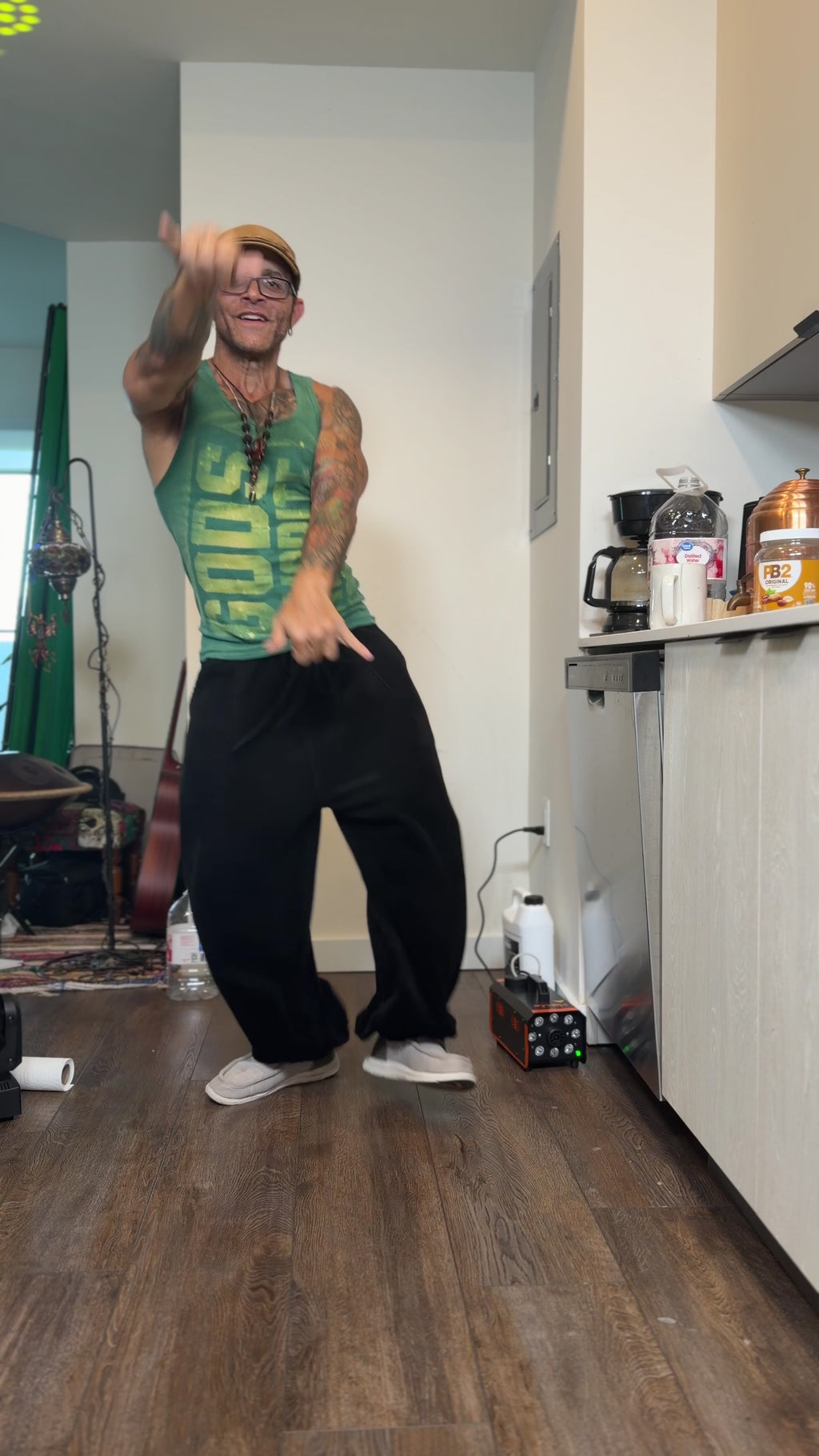 Green Bleached Gods Favorite Tank Top