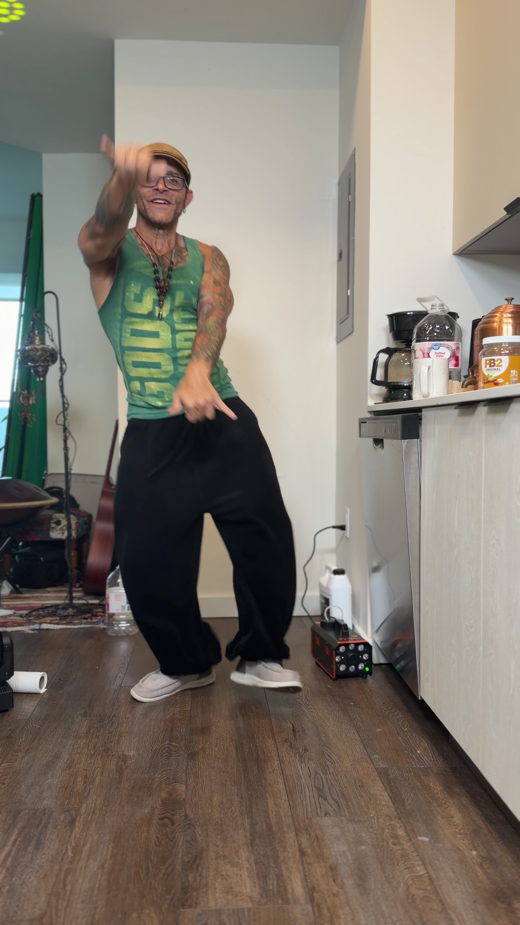 Green Bleached Gods Favorite Tank Top